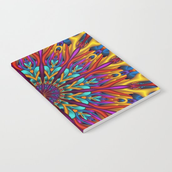 Amazing colors 3D mandala Notebook