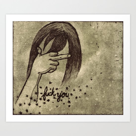 F#*% You Art Print