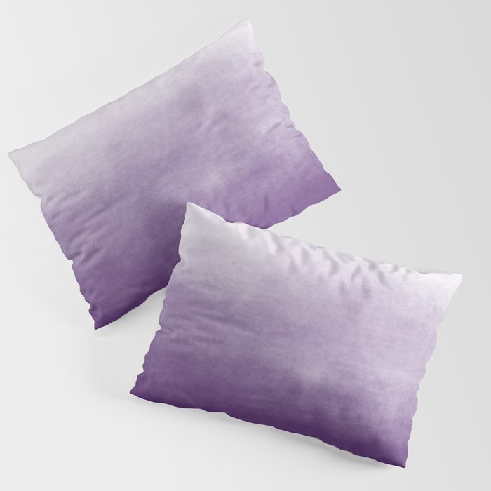 Ombre Paint Color Wash (purple/white) Pillow Sham