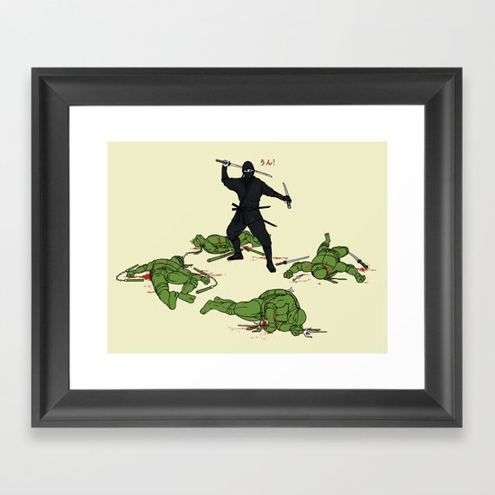 The Real Ninja Part 1 Framed Art Print