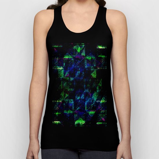 GLITCHY Unisex Tank Top