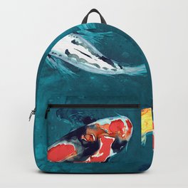 Water Ballet Backpack | Animal, Nature, Painting 