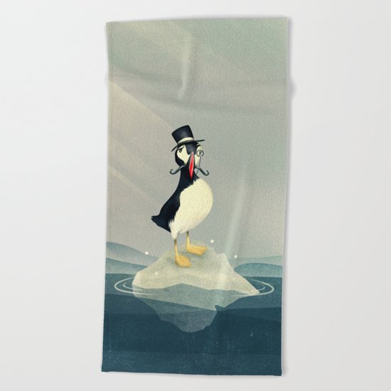 Lord Puffin Beach Towel