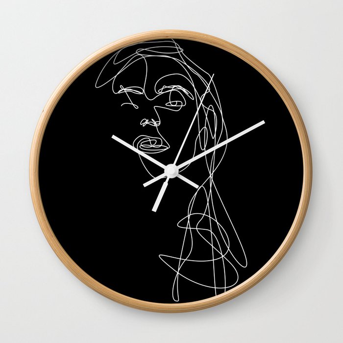Modern Picasso by Sher Rhie 1 Wall Clock