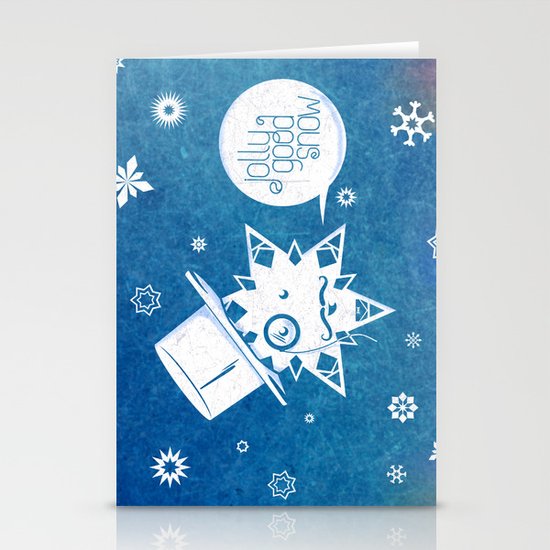 Jolly Good Snow Stationery Cards