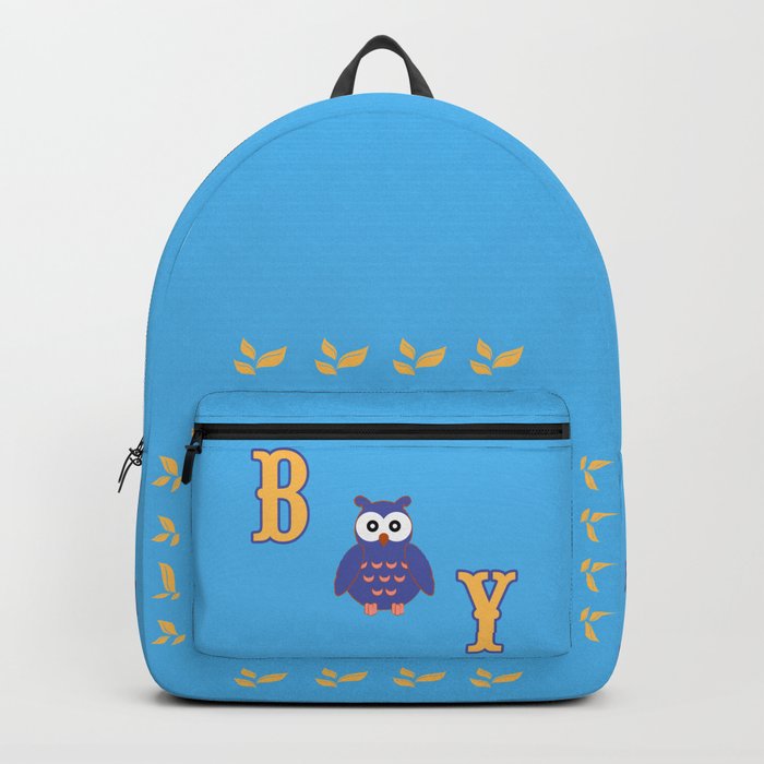 Blue cheap owl backpack