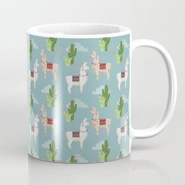 Cute Llamas Illustration Coffee Mug