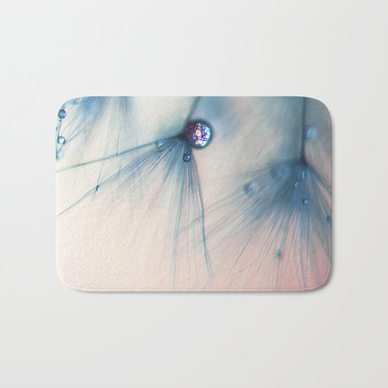 dandelion blue III Bath Mat