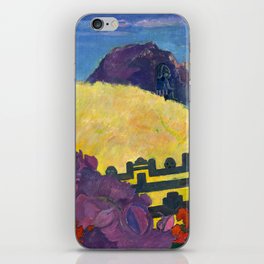 The Sacred Mountain, 1892 by Paul Gauguin iPhone Skin