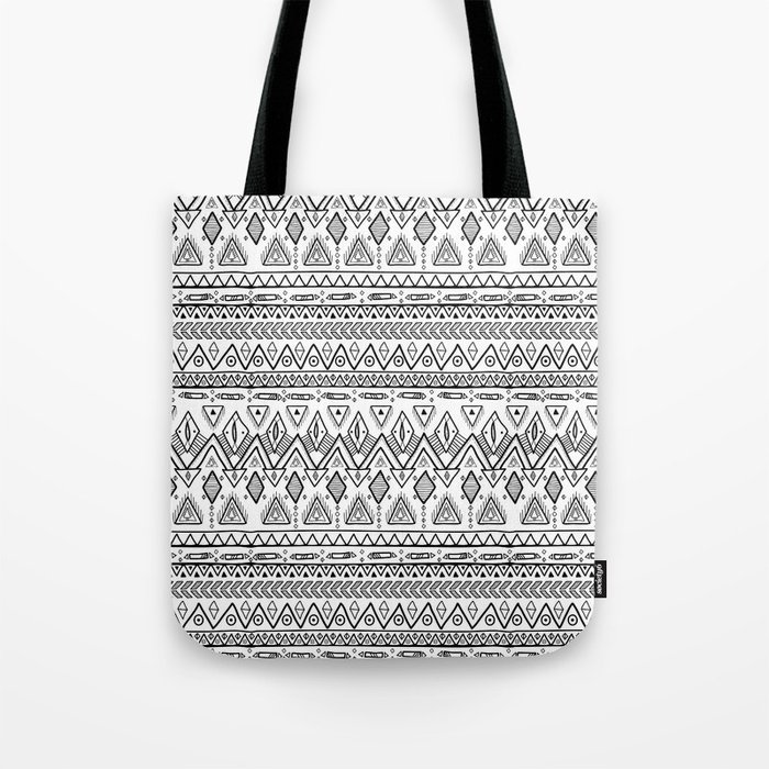 Tribal Print Tote Bag