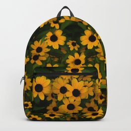 Brown Eyed Susans Backpack | Hippie, Floral, Costume, Summer, Green, Orange, Photo, Autumn, Mom, Gift 
