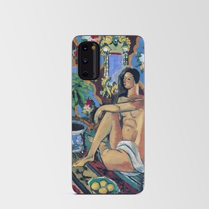 Henri Matisse Decorative Figure on an Ornamental Background Android