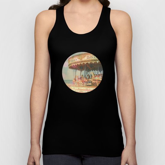 Circling Horses Unisex Tank Top