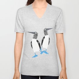 Blue-footed booby V Neck T Shirt