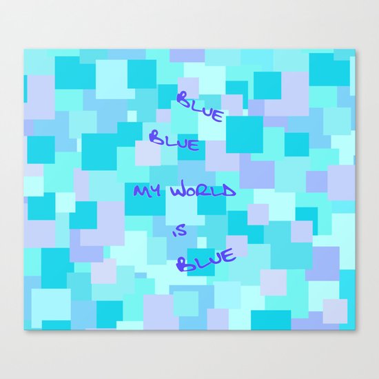 Aquasquare Cubed Canvas Print