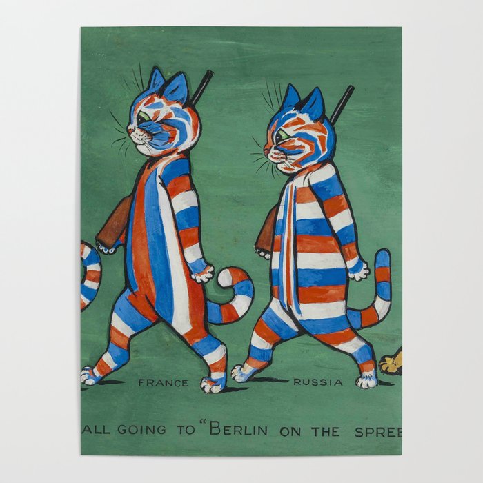Louis Wain Were All Going To Berlin On The Spree  Poster