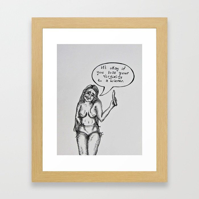 Wiener Confessions Framed Art Print
