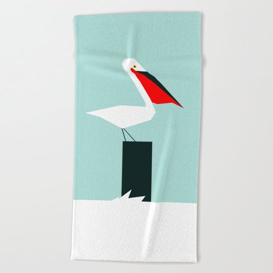 Pelican Beach Towel