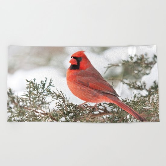 Regal Cardinal Beach Towel