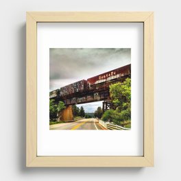 Graffiti Train Recessed Framed Print