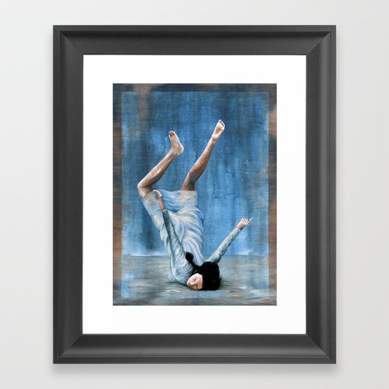 Almost Blue Framed Art Print