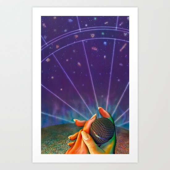 Enigma Concert Art Print