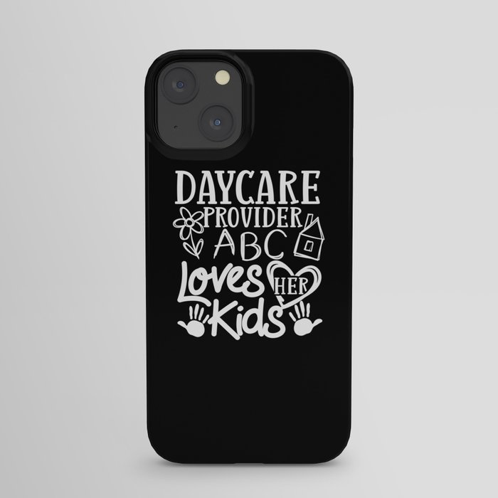 Daycare Provider Thank You Childcare Babysitter iPhone Case