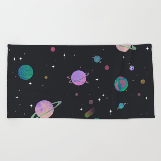 outerspace Beach Towel