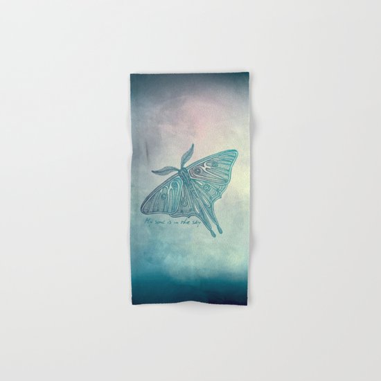 My soul is in the sky Hand & Bath Towel