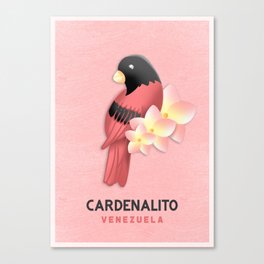 Cardenalito - Animals of Venezuela Canvas Print