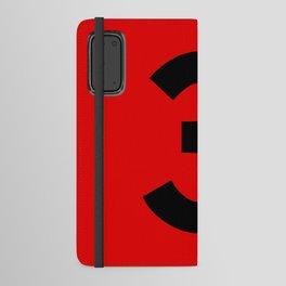 Number 3 (Black & Red) Android Wallet Case