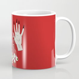 Creepy Hands Holding Eyes Coffee Mug