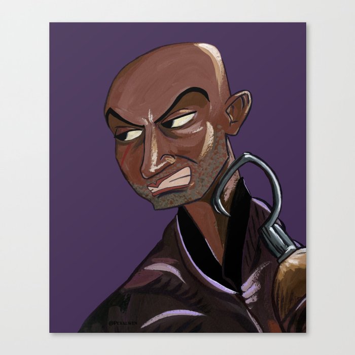 The Hook-Handed Man Canvas Print