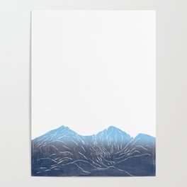 Colorado Mountain Longs Peak and Mount Meeker Poster