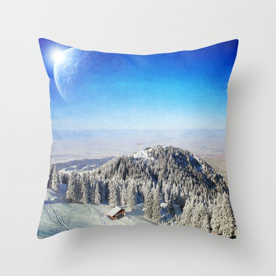 Between Worlds Throw Pillow