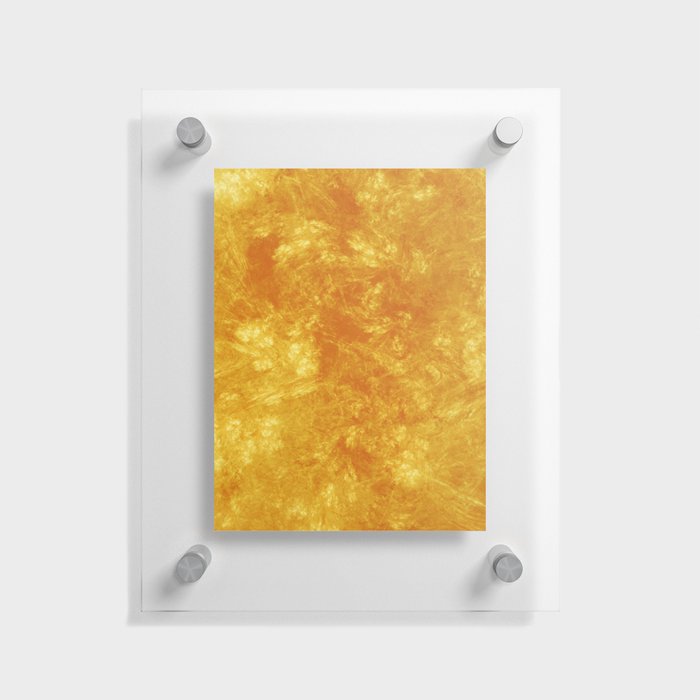 Surface of the Sun, Abstract Artwork Floating Acrylic Print