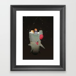 Space kiddo Framed Art Print
