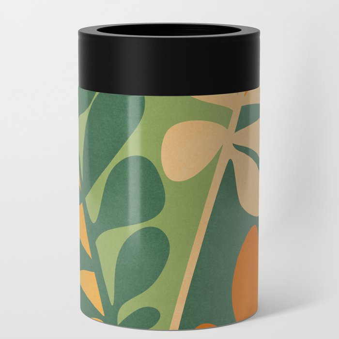 70s Retro Floral Can Cooler