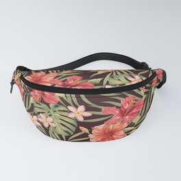 Painterly Hibiscus Fanny Pack