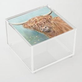 Highland Cow Acrylic Box