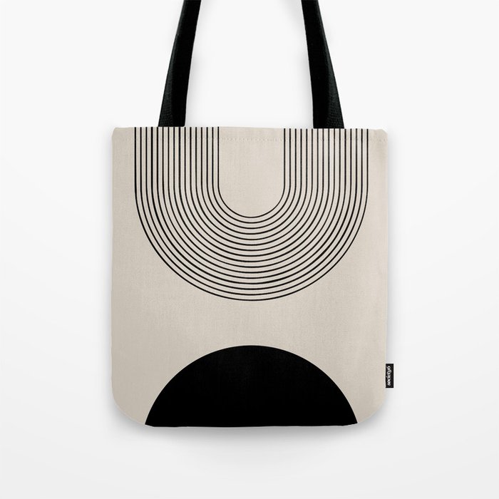 Lia - Mid Century Modern Abstract Art Tote Bag