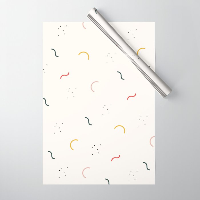 Doodles + Dots Wrapping Paper