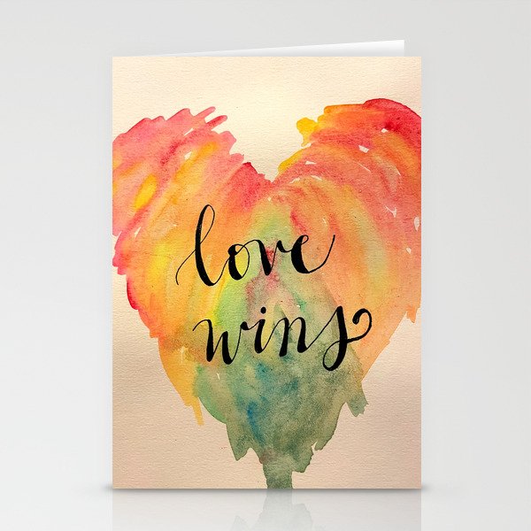 Love Wins Stationery Cards