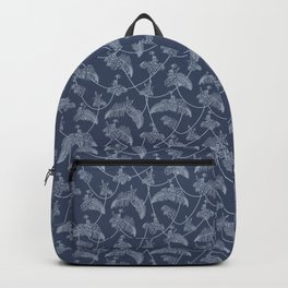 Jungle Plants - Blue Backpack