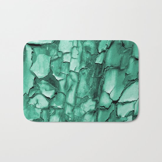 Flakey - Teal Bath Mat