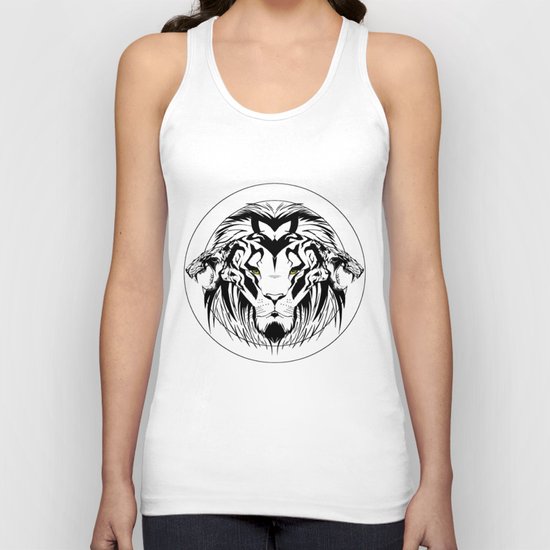 wildlife unleashed Black & white Unisex Tank Top