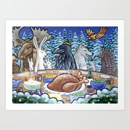 Everyone Is Invited To The Feast Art Print