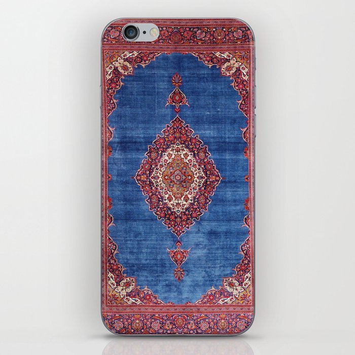 Silk Kashan Central Persian Rug Print iPhone Skin