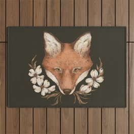 The Fox and Dogwoods Outdoor Rug