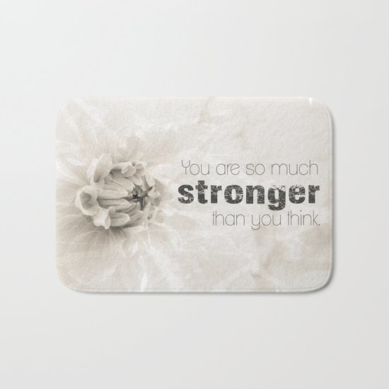 Spring Dahlia II - Be Strong Bath Mat